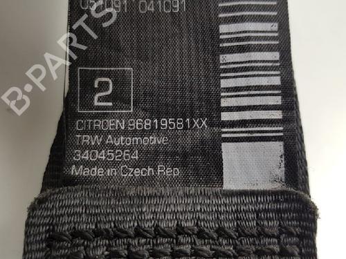 Rear right seatbelt CITROËN DS3 (SA_) 1.6 HDi 90 | BP12027575I28 