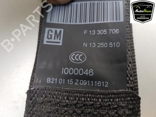 Front right seatbelt OPEL MERIVA B MPV (S10) 1.4 (75) | BP13105789I25 