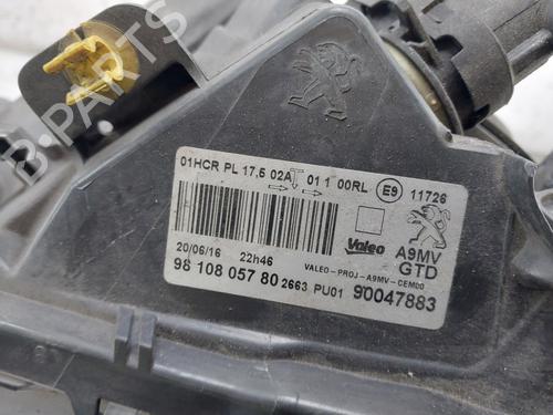 Left headlight PEUGEOT 208 I (CA_, CC_) 1.2 VTI 82 | BP32443647C28 