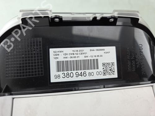 Instrument cluster PEUGEOT PARTNER Box Body/MPV (K9) 1.5 BlueHDI 130 | BP31377151C47 