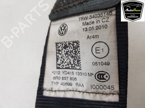 Rear right seatbelt VW POLO V (6R1, 6C1) 1.2 TDI | BP12041647I28 