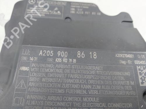 Airbag styreenhed MERCEDES-BENZ C-CLASS Coupe (C205) C 220 d (205.304) | BP29609555M53 