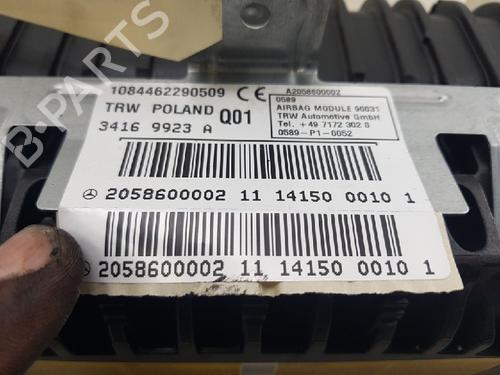 Passasjer kollisjonspute MERCEDES-BENZ C-CLASS (W205) C 220 BlueTEC / d (205.002, 205.004) | BP12061164C10 