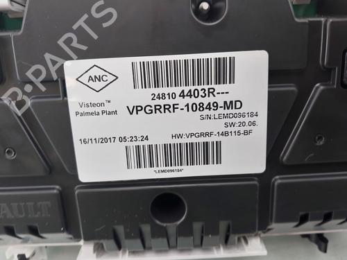 Instrument cluster RENAULT CAPTUR I (J5_, H5_) 1.2 TCe 120 | BP37151103C47 - Image 5