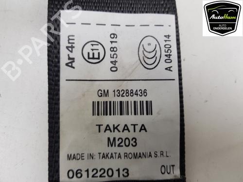 Rear right seatbelt OPEL INSIGNIA A Sports Tourer (G09) 2.0 CDTI (35) | BP12043209I28 