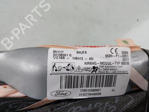 Right curtain airbag FORD FIESTA VI (CB1, CCN) 1.6 ST | BP29713111C12 