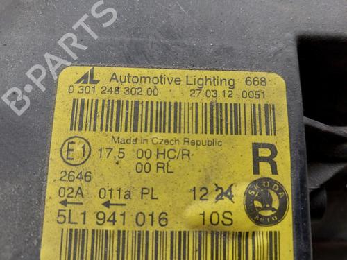 Right headlight SKODA YETI (5L) 1.2 TSI | BP36698883C29 - Image 5