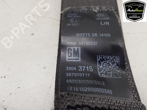 Rear left seatbelt OPEL ASTRA K Sports Tourer (B16) 1.6 CDTi (35) | BP20161524I29 