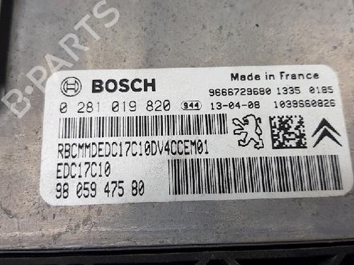 Engine control unit (ECU) PEUGEOT 208 I (CA_, CC_) 1.4 HDi | BP12010783M57 