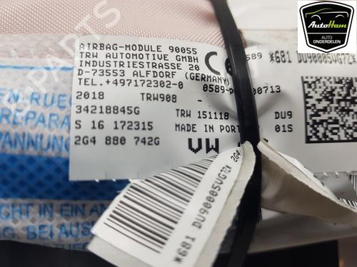 Right curtain airbag VW POLO VI (AW1, BZ1, AE1) 2.0 GTI | BP19693077C12 