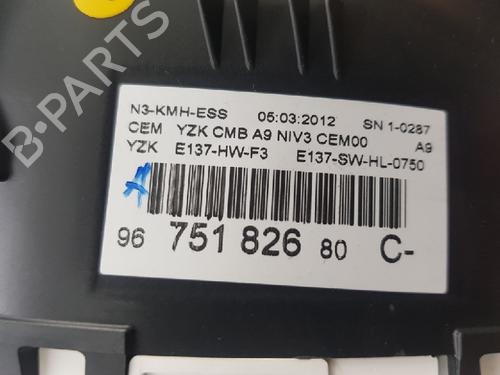 Instrument cluster PEUGEOT 208 I (CA_, CC_) 1.4 VTi | BP12030710C47