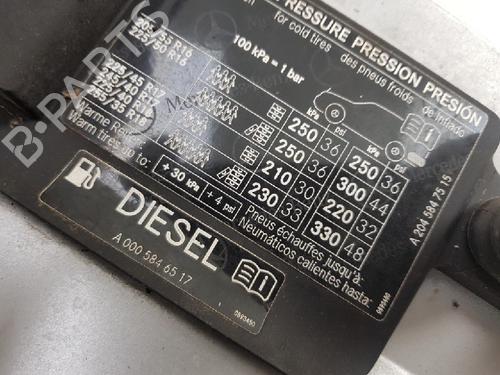 Fuel flap MERCEDES-BENZ C-CLASS T-Model (S204) C 200 CDI (204.201) | BP12030508C131 
