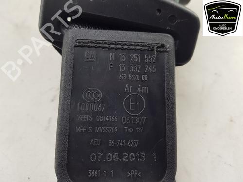 Rear center seatbelt OPEL ZAFIRA TOURER C (P12) 1.6 CDTI (75) | BP16900684I27 