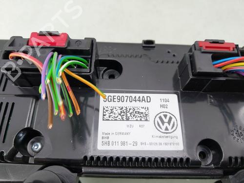Climate control VW GOLF VII (5G1, BQ1, BE1, BE2) 1.4 GTE Hybrid | BP30102800I5