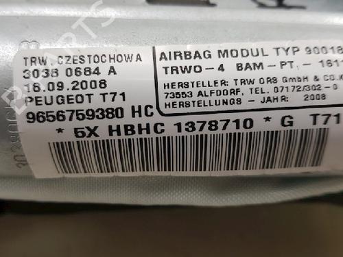 Right curtain airbag PEUGEOT 308 SW I (4E_, 4H_) 1.6 16V | BP12059790C12 