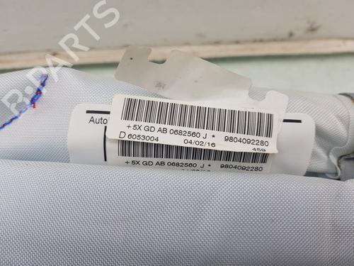 Right curtain airbag PEUGEOT 208 I (CA_, CC_) 1.2 VTI 82 | BP29713057C12 