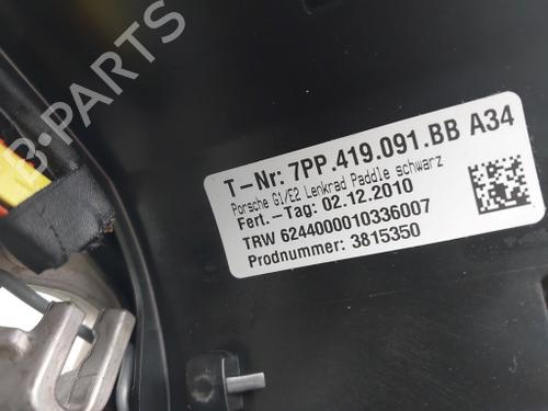 Steering wheel PORSCHE CAYENNE (92A) 4.8 Turbo | BP40504115C49 - Image 5