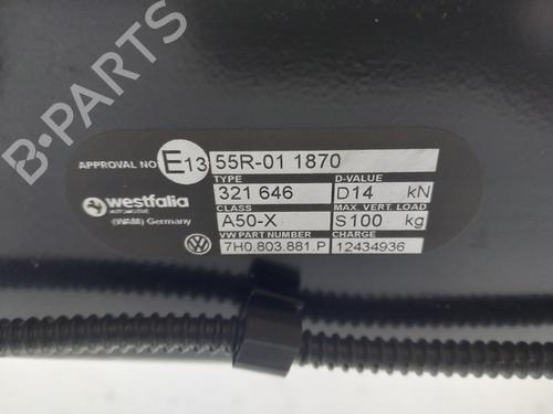 Tow ball/Mechanism VW TRANSPORTER T6 Van (SGA, SGH, SHA, SHH) 2.0 TDI | BP29971614C141