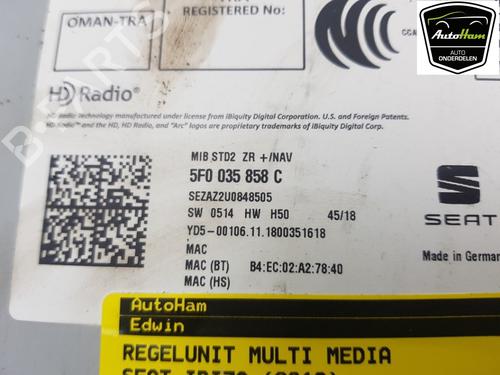 Electronic module SEAT IBIZA V (KJ1, KJG) 1.0 TSI | BP16109767M83 