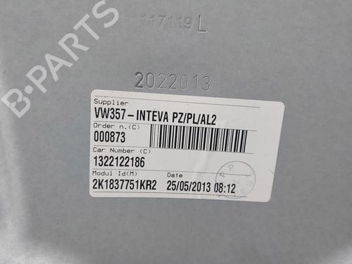 Front left window mechanism VW CADDY III Box Body/MPV (2KA, 2KH, 2CA, 2CH) 1.6 TDI | BP29395304C22 