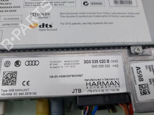 Electronic module VW GOLF VII (5G1, BQ1, BE1, BE2) 1.4 GTE Hybrid | BP30102802M83 