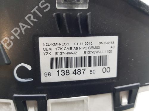 Instrument cluster PEUGEOT 208 I (CA_, CC_) 1.2 VTI 82 | BP28096190C47 