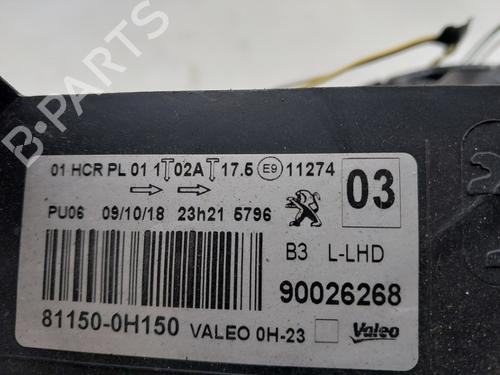 Left headlight PEUGEOT 108 1.0 VTi 72 | BP33463344C28 - Image 4