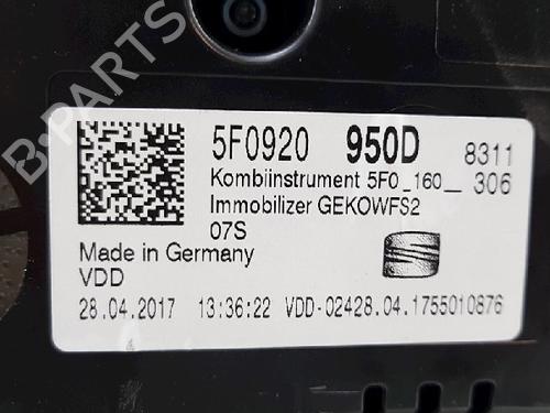 Instrument cluster SEAT LEON (5F1) 1.4 TSI | BP12016111C47 