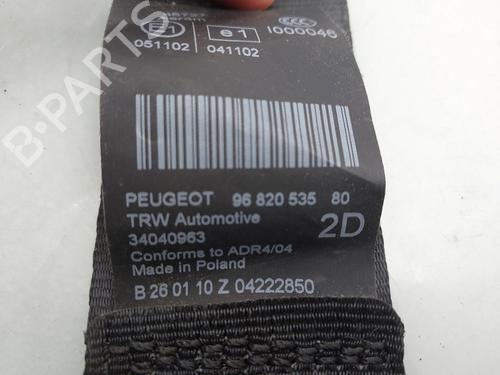 Rear right seatbelt PEUGEOT 5008 (0U_, 0E_) 1.6 16V | BP28475538I28 