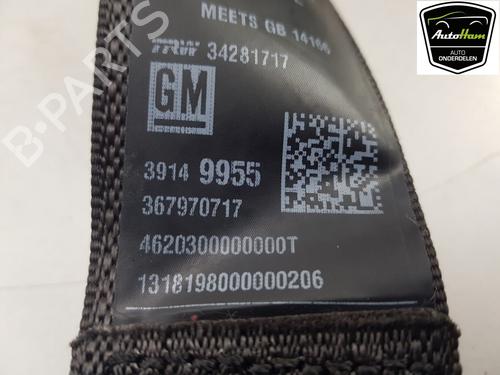 Rear left seatbelt OPEL ASTRA K (B16) 1.6 CDTi (68) | BP20720590I29 
