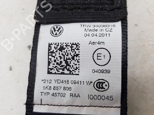 Rear right seatbelt VW SCIROCCO III (137, 138) 1.4 TSI | BP12027373I28 