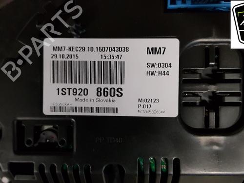 Instrument cluster SKODA CITIGO (NF1) 1.0 | BP16909980C47 