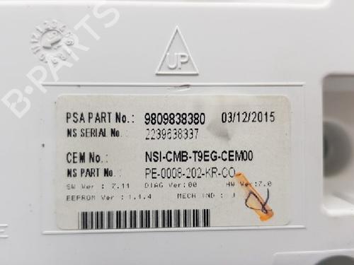 Instrument cluster PEUGEOT 308 II (LB_, LP_, LW_, LH_, L3_) 1.6 BlueHDi 120 | BP12016408C47 