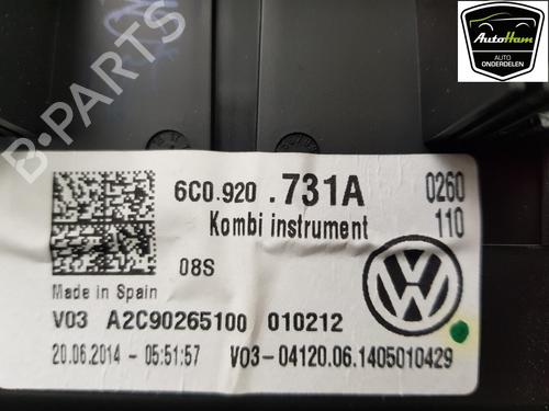 Instrument cluster VW POLO V (6R1, 6C1) 1.4 TDI | BP12049032C47 