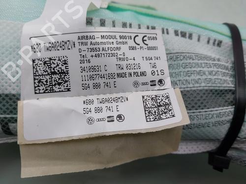 Left curtain airbag VW GOLF VII (5G1, BQ1, BE1, BE2) 1.6 TDI | BP29713260C11 
