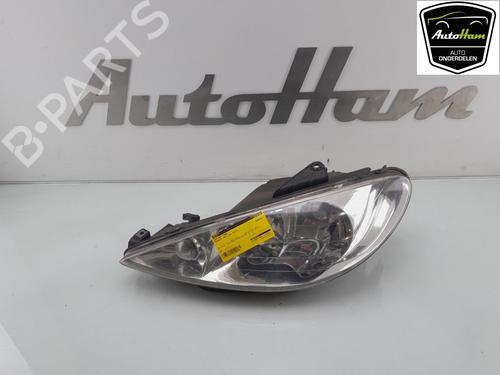 Used Left headlight PEUGEOT 206 Hatchback (2A/C) 1.4 i (75 hp) 12037914