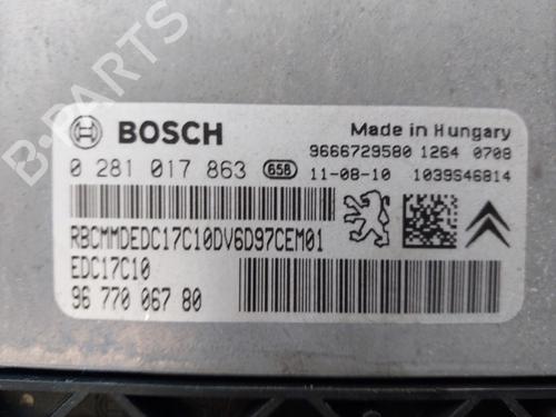 Engine control unit (ECU) CITROËN BERLINGO Box Body/MPV (B9) 1.6 HDi / BlueHDi 75 | BP33430232M57 - Image 4