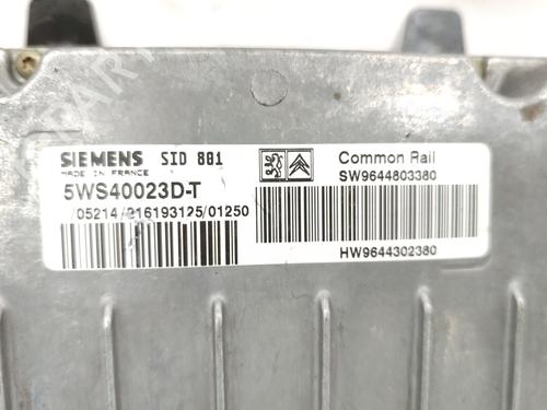 Engine control unit (ECU) CITROËN XSARA (N1) 2.0 HDi 90 | BP30136378M57 