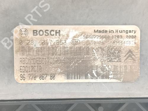 Engine control unit (ECU) PEUGEOT PARTNER Tepee 1.6 HDi / BlueHDi 75 | BP30686151M57