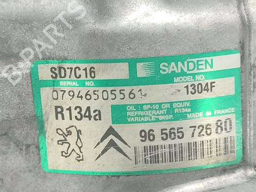 AC compressor PEUGEOT 407 (6D_) 1.6 HDi 110 (6D9HZC, 6D9HYC) | BP31627062M34