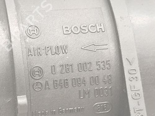 Mass air flow sensor MERCEDES-BENZ E-CLASS (W211) E 220 CDI (211.006) | BP38287779M95 - Image 4