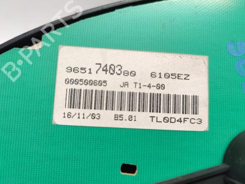 Kombiinstrument PEUGEOT 206 Hatchback (2A/C) 1.4 i | BP30053750C47 