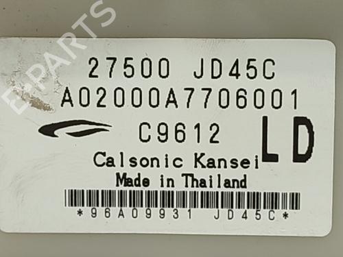 Commande Chauffage NISSAN QASHQAI / QASHQAI +2 I (J10, NJ10, JJ10E) 1.5 dCi | BP15592361I5 
