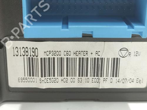 Airco bedieningspaneel OPEL VECTRA C (Z02) 2.0 DTI 16V (F69) | BP28214086I5 