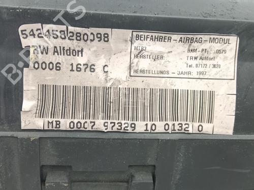 Passenger airbag MERCEDES-BENZ CLK (C208) CLK 230 Kompressor (208.347) | BP26191144C10 