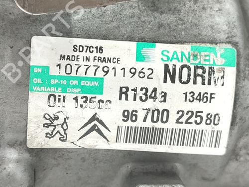 AC compressor CITROËN C5 III (RD_) 2.0 HDi 140 (RDRHF8, RDRHFA, RDRHA8, RDRHAJ) | BP29405029M34 