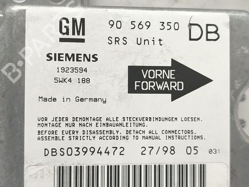 Kollisjonspute styreenhet OPEL VECTRA B (J96) 1.8 i 16V (F19) | BP25820816M53 