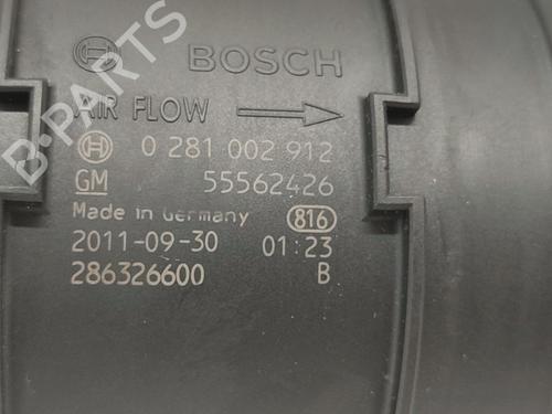 Mass air flow sensor OPEL ZAFIRA TOURER C (P12) 2.0 CDTi (75) | BP40506478M95 - Image 3