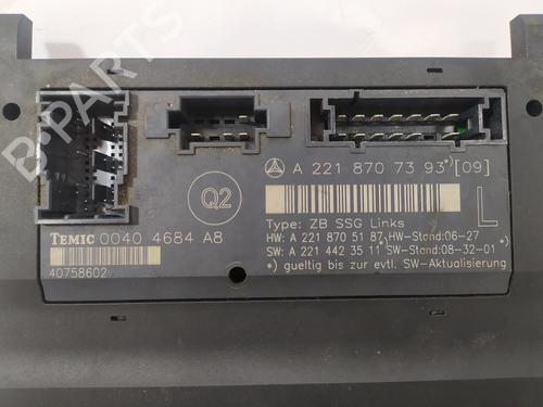 Electronic module MERCEDES-BENZ S-CLASS (W221, V221) S 320 CDI (221.022, 221.122) | BP11357608M83 