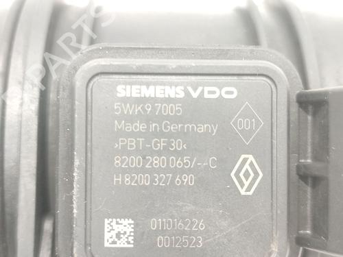 Mass air flow sensor RENAULT LAGUNA II (BG0/1_) | BP29195072M95